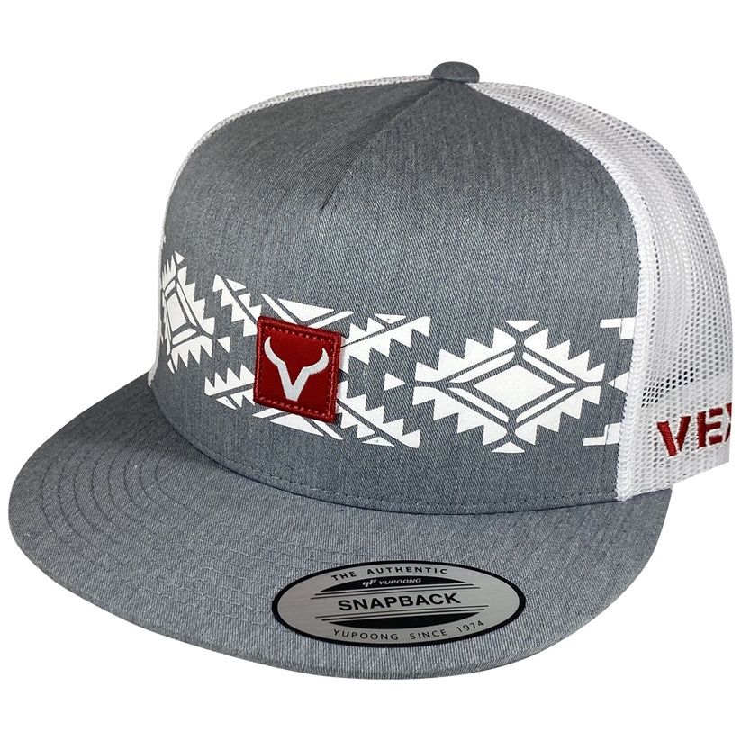 The Baller Trucker Hat - Grey/White