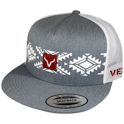 The Baller Trucker Hat - Grey/White