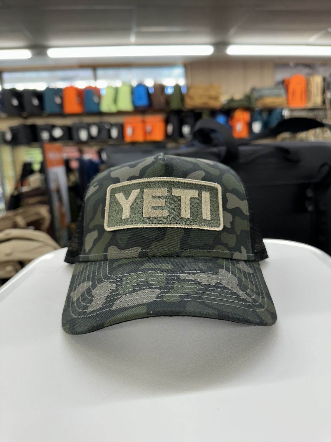 Logo Full Camo Mid Pro Trucker Hat