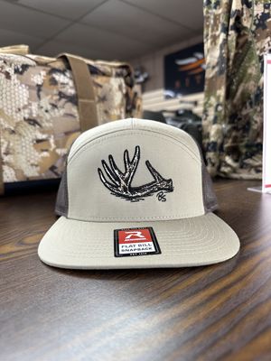 Antler Shed 7-Panel Hat - Khaki/Brown