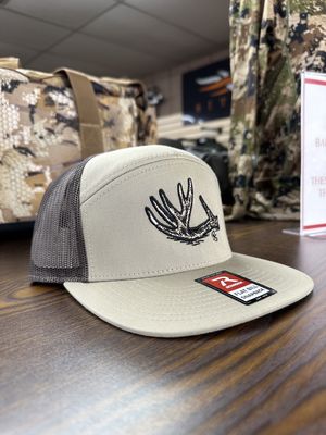 Antler Shed 7-Panel Hat - Khaki/Brown