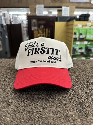 First Down Vintage Trucker Hat