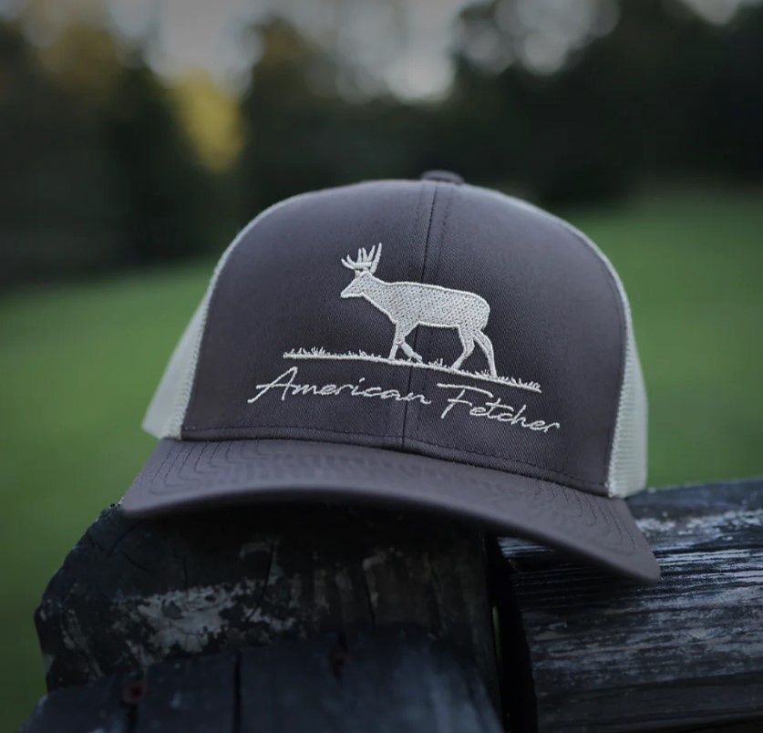 Deer Trucker Hat - Brown/Khaki