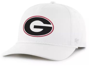 Georgia Bulldogs White Rope 47 Hitch Hat