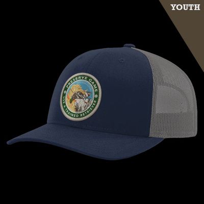 Youth Mesh Back Preserve Game Navy
