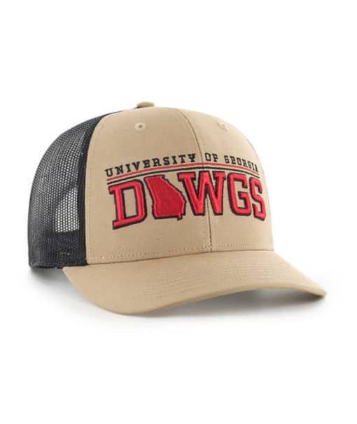 Georgia Bulldogs Khaki Local Trucker