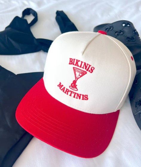 Bikinis &amp; Martinis Vintage Trucker Hat