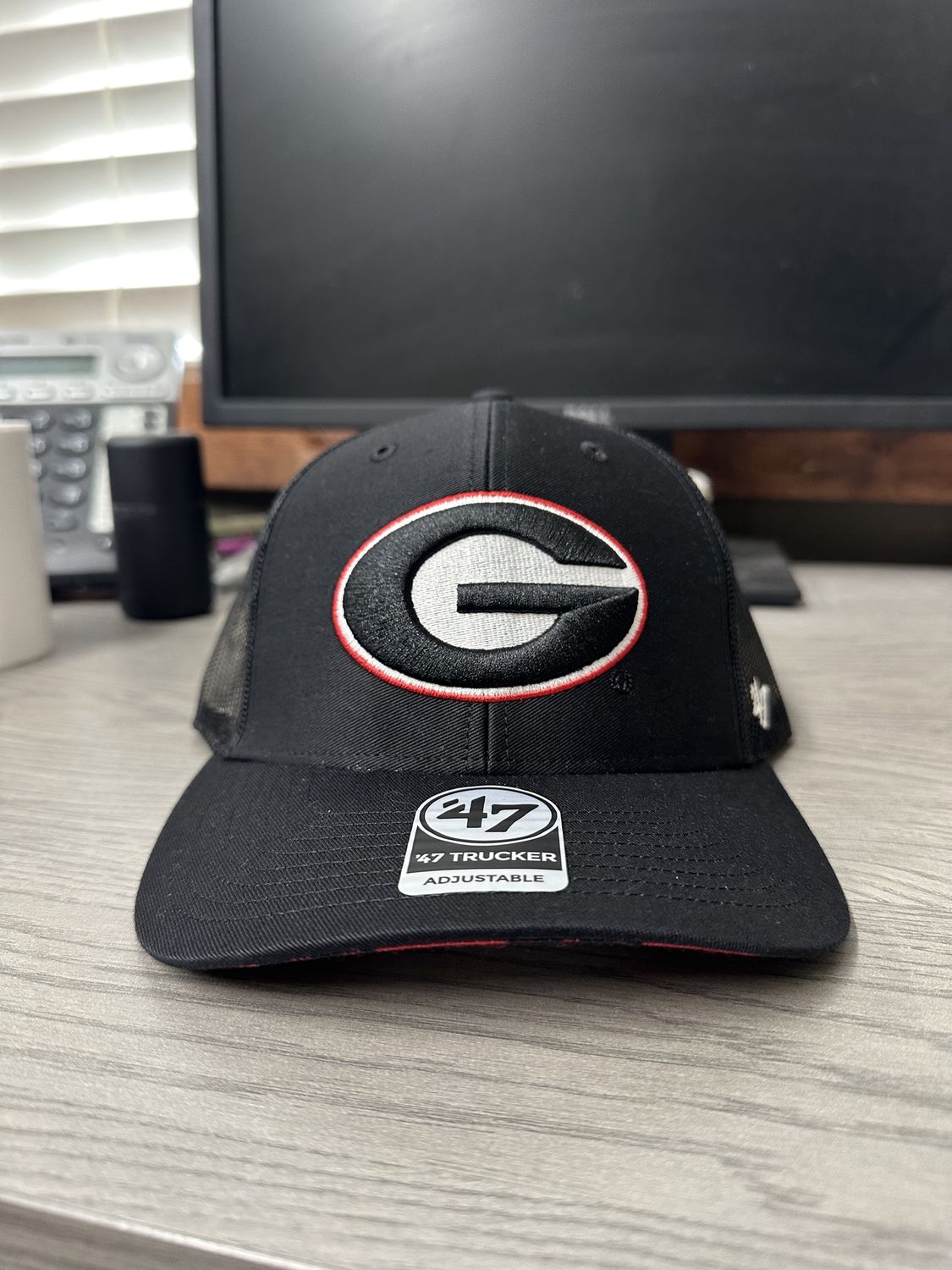 Georgia Bulldogs Black NCAA Trucker Hat
