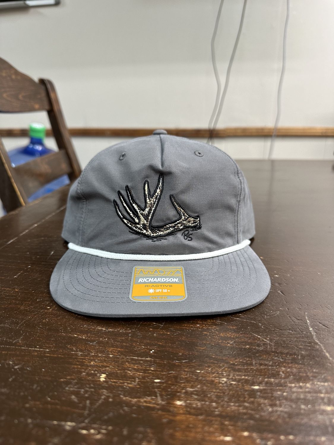 Antler Shed Rope Hat - Charcoal/White