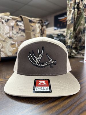 Antler Shed 7-Panel Hat - Brown/Khaki