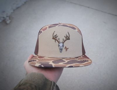 Euro Skull 7-Panel Hat - OS Camo