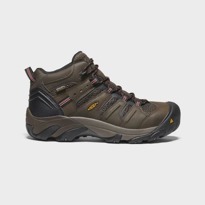 Men&#39;s Lansing Mid Waterproof Safety Toe Boot