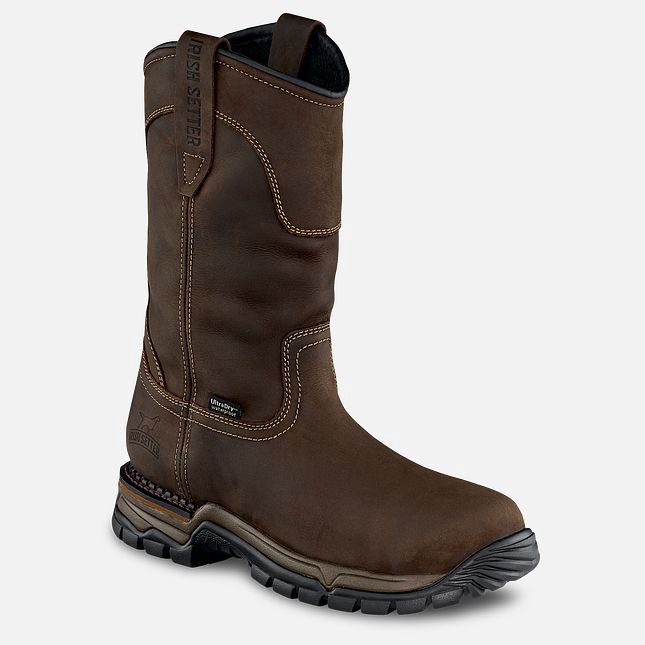 Brown Two Harbors Soft Toe Work Boot