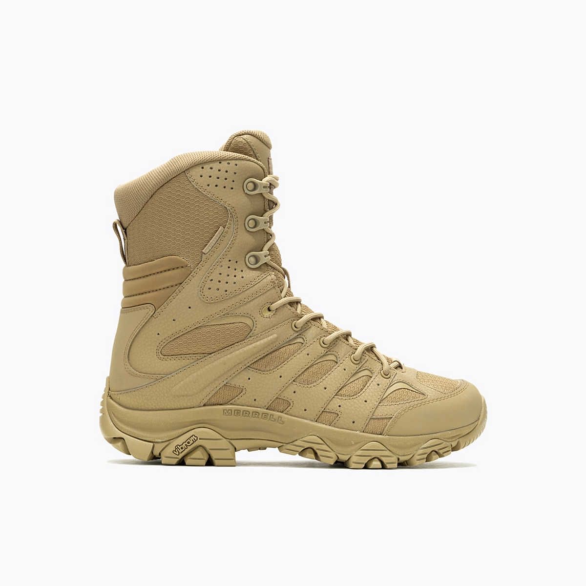Men&#39;s 8&quot; Moab 3 WP Coyote Tactical Side Zip Boot