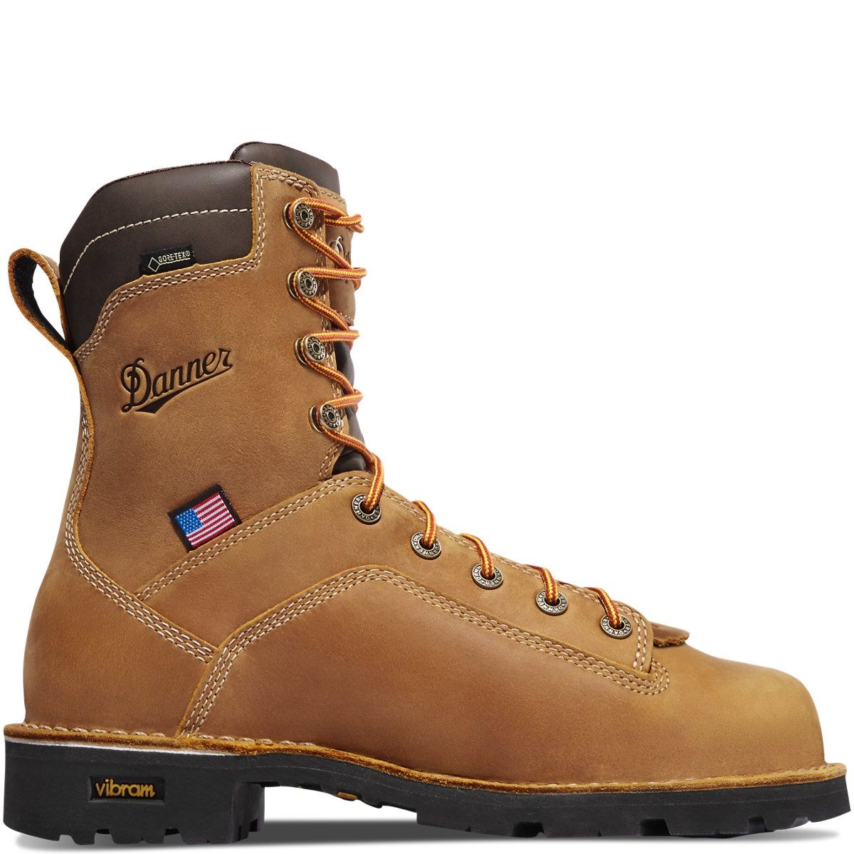 Quarry USA 8 Waterproof Distressed Brown Alloy Toe Work Boot