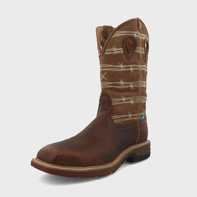 12&quot; Western Boot Safety Toe Boot