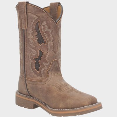 Children&#39;s Tan Marty Leather Western Boot