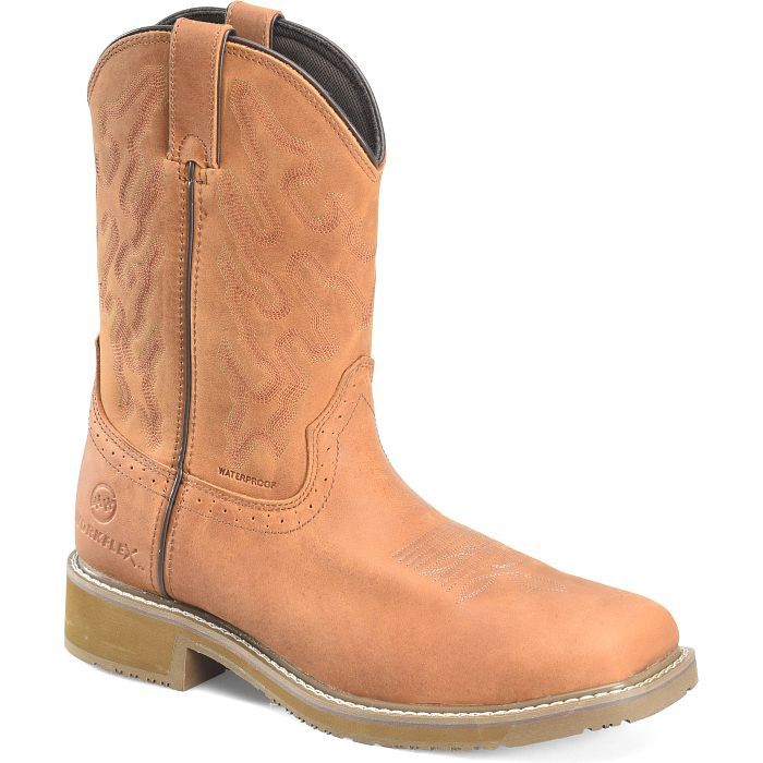 Men&#39;s Jacob 10&quot; Waterproof Wide Square Safety Toe Pull On Work Boot