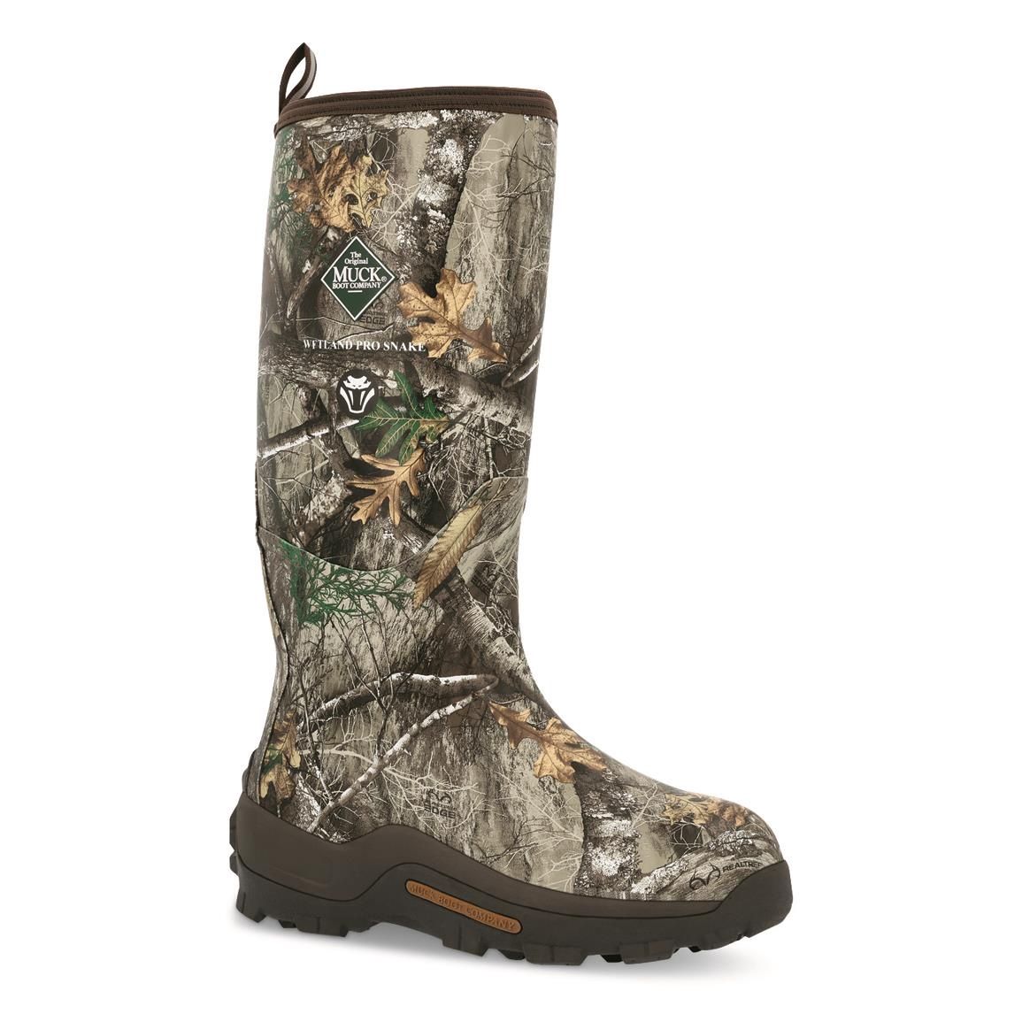 Men&#39;s Mossy Oak Bottomland Wetland Pro Snake Boot