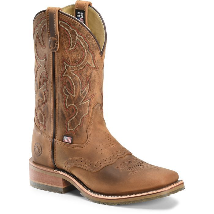 Men's Jase 11" Domestic Wide Square Toe Western Boot