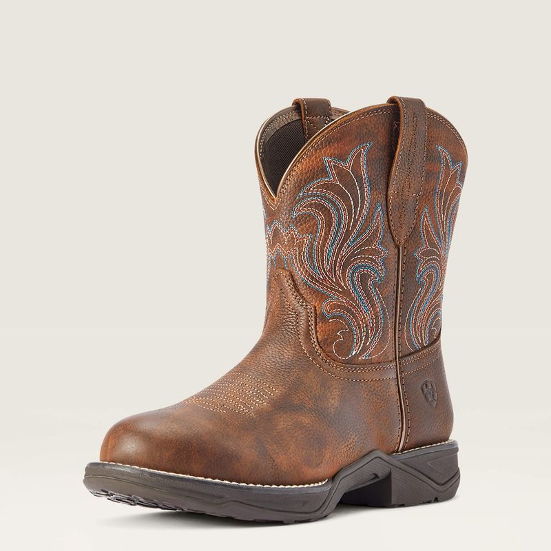 Anthem Round Toe Shortie Boots
