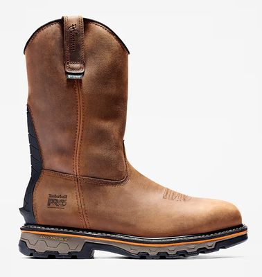 Men&#39;s True Grit Pull On Waterproof Composite Toe Boot - Earth Brown