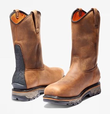 Men's True Grit Pull On Waterproof Composite Toe Boot - Earth Brown