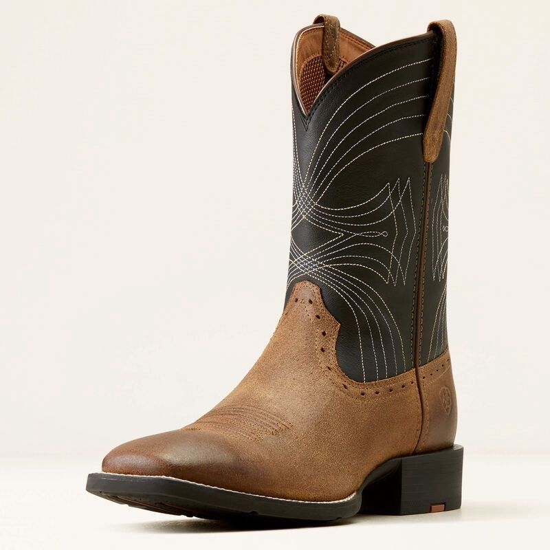 Sport Wide Square Toe Western Boot
