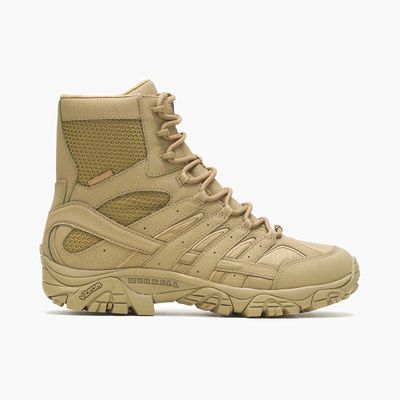 Men&#39;s 8&quot; Moab 2 WP Coyote Tactical Side Zip Boot