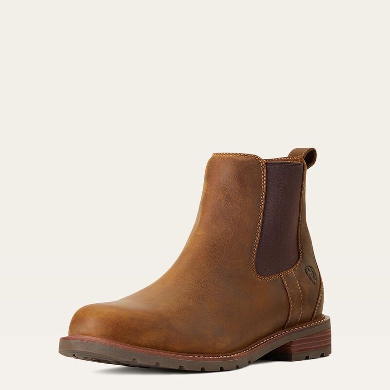 Wexford Waterproof Chelsea Boot - Weathered Brown