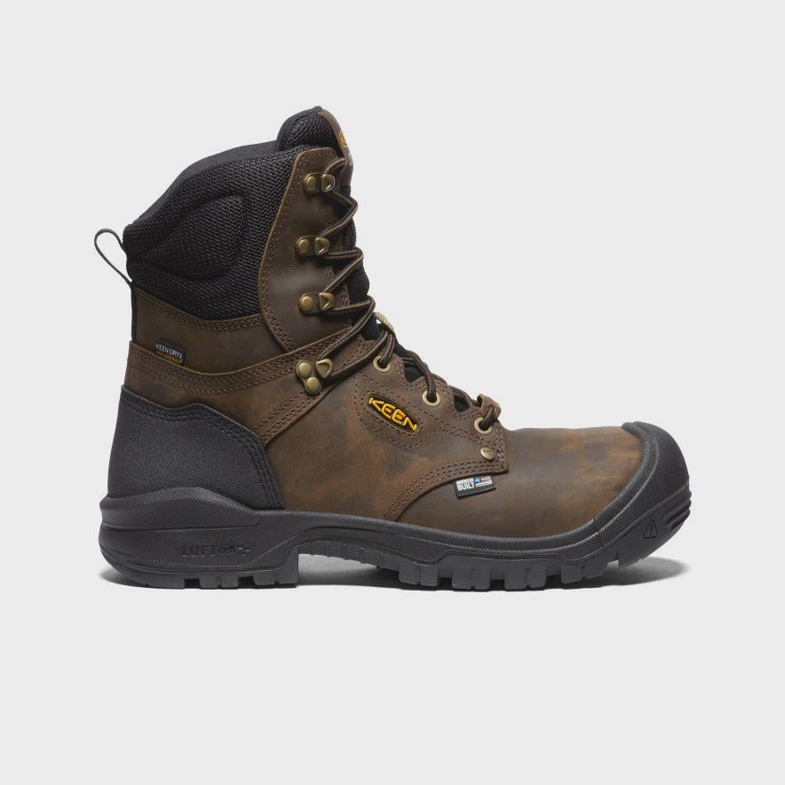 Men&#39;s Independence 8&quot; Waterproof Safety Toe Boot