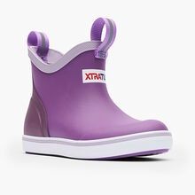 Youth Ankle Deck Boot - Purple
