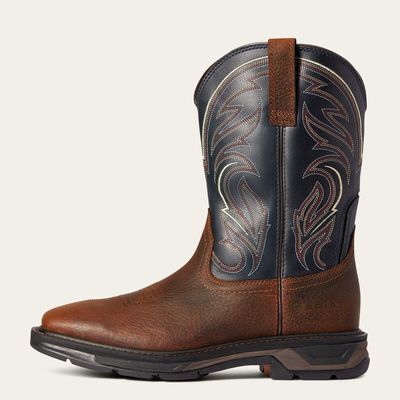 Brown Oiled Rowdy WorkHog XT Cottonwood Work Boot