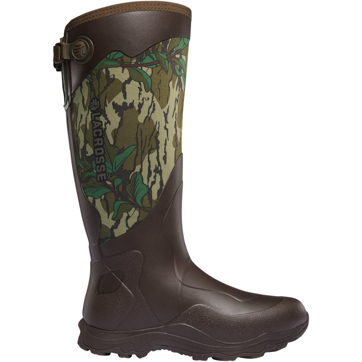 Alpha Agility 17&quot; 5MM Neoprene Green Leaf Rubber Boot