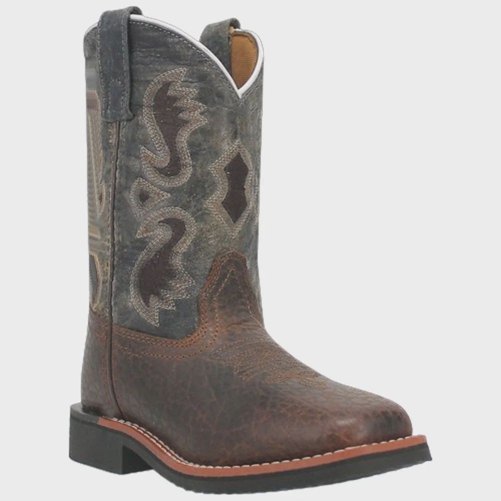 Kids Creek Leather Square Toe Boot