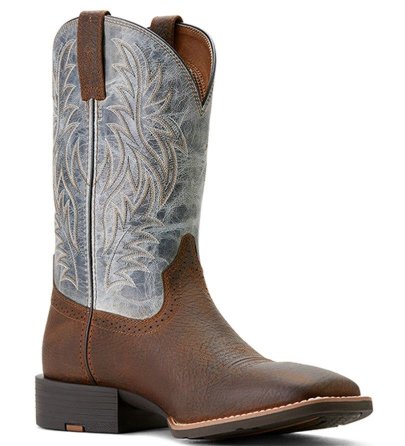 Men&#39;s Sport Western Wide Square Toe Boots