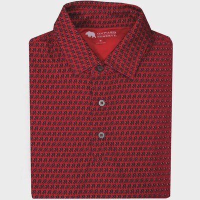 Standing Bulldog Printed Polo