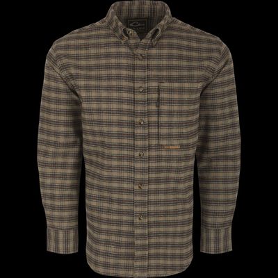 Autumn Brushed Twill Trad Plaid LS Shirt