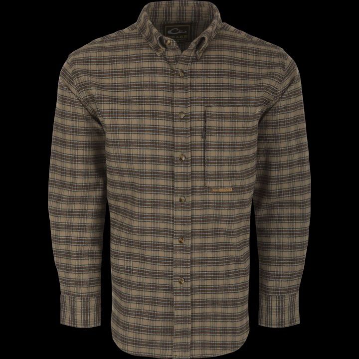 Autumn Brushed Twill Trad Plaid LS Shirt