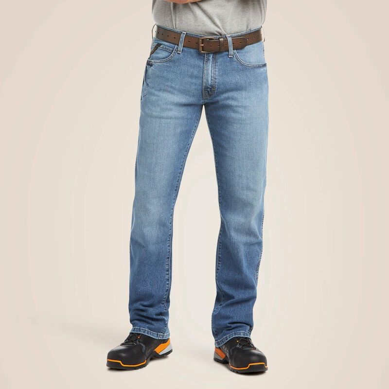 Rebar M4 Relaxed DuraStretch Basic Boot Cut Jean - Blue Haze