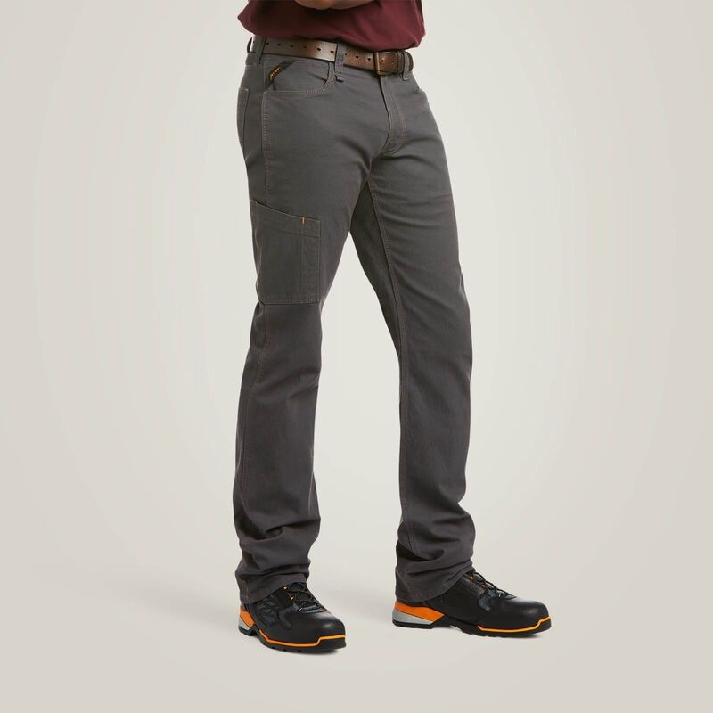 Rebar M4 Relaxed DuraStretch Made Tough Stackable Straight Leg Pant - Rebar Grey