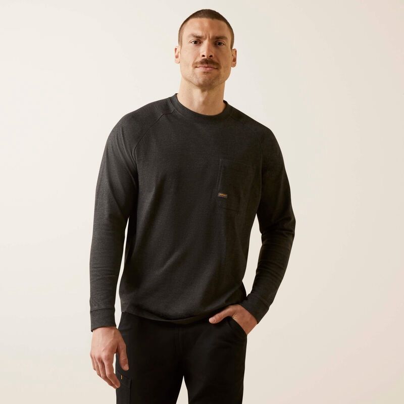 Rebar Cotton Strong T-Shirt - Charcoal Heather