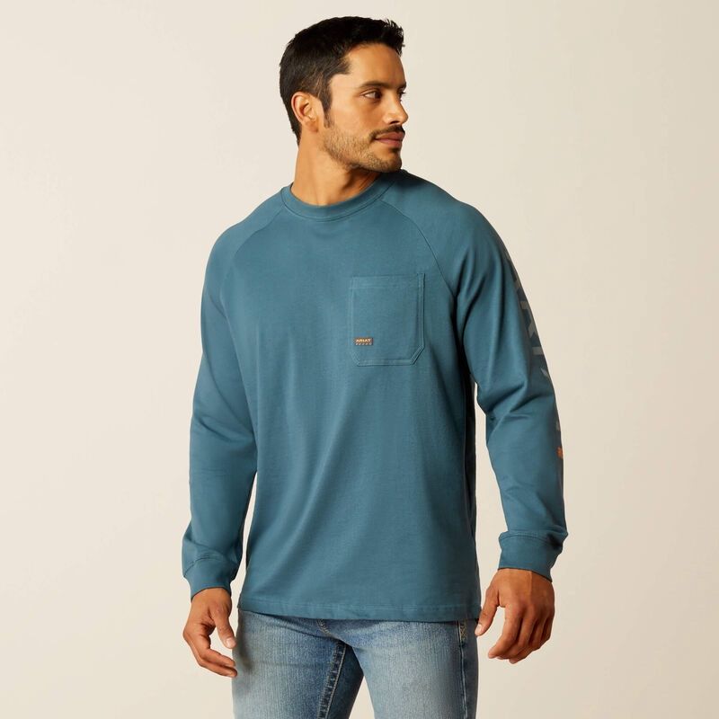Rebar Cotton Strong Graphic - Stargazer/Smoke Blue