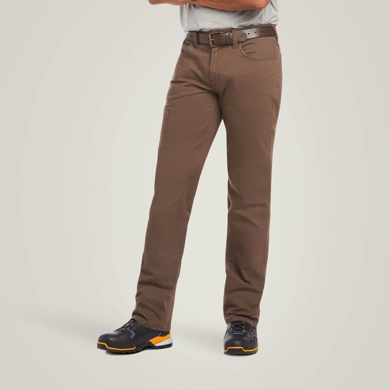 Rebar M4 Relaxed DuraStretch Made Tough Stackable Straight Leg Pant - Wren