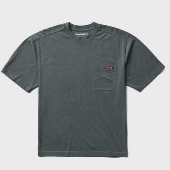 Classic Short Sleeve Pocket Tee - Charcoal Heather