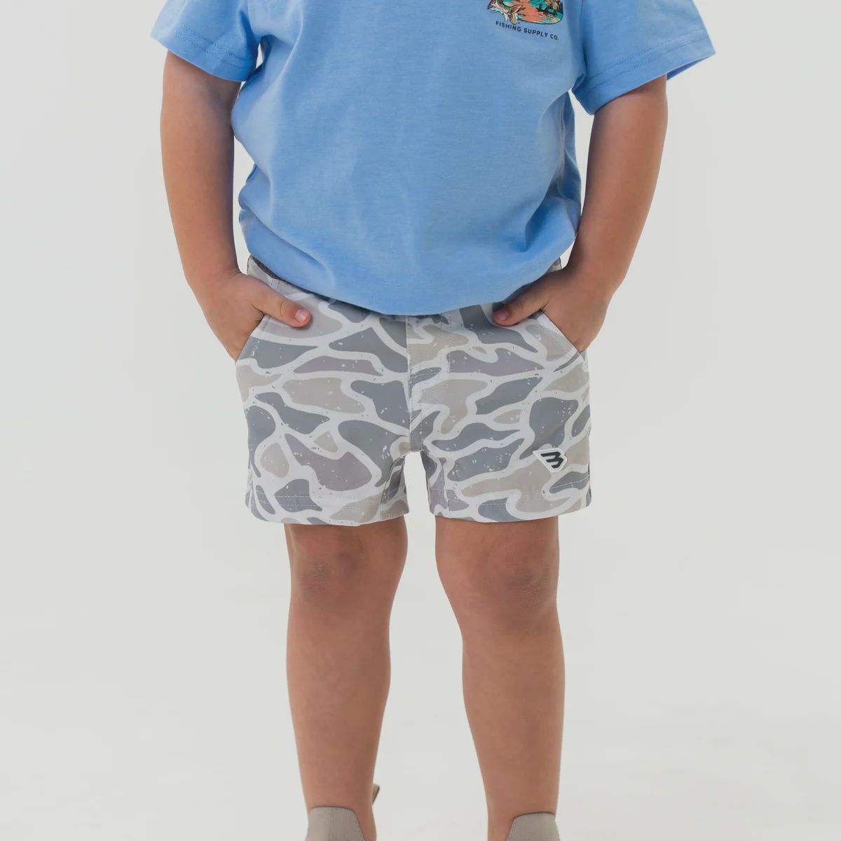 Youth Athletic Short, Size: XSML, Color: White Camo