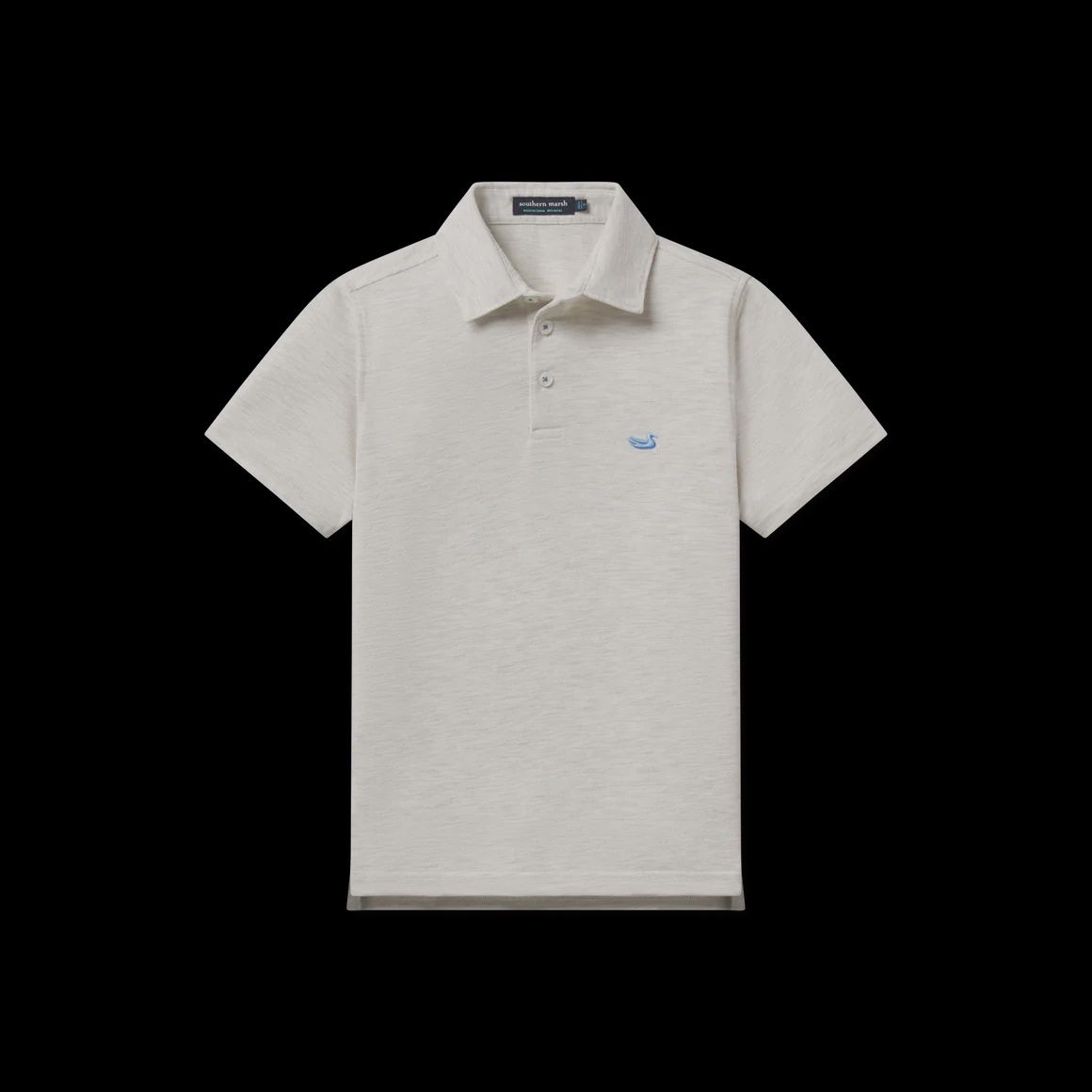 Youth Hutchinson Heather Polo, Color: GRY-Light Gray, Size: XSML