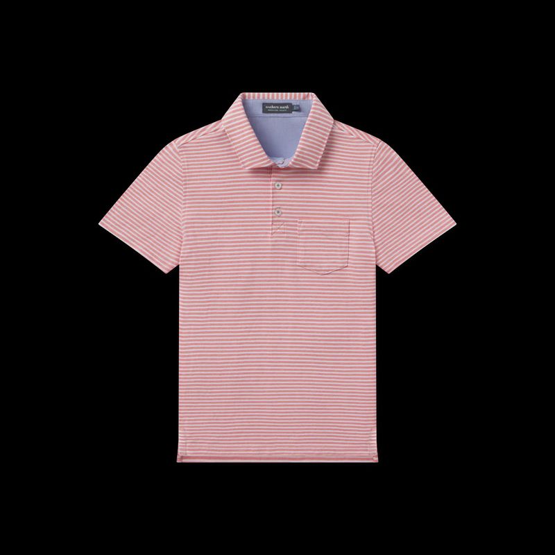 Youth Nantucket Relaxed Polo - Stripe