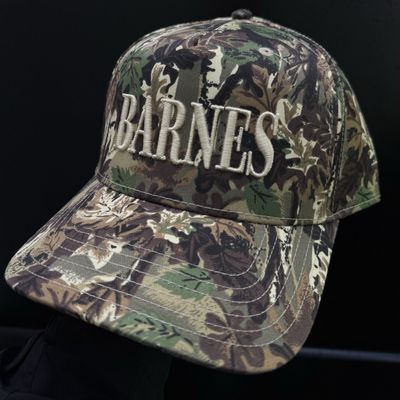 Barnes 3D Logo Hat - Camo