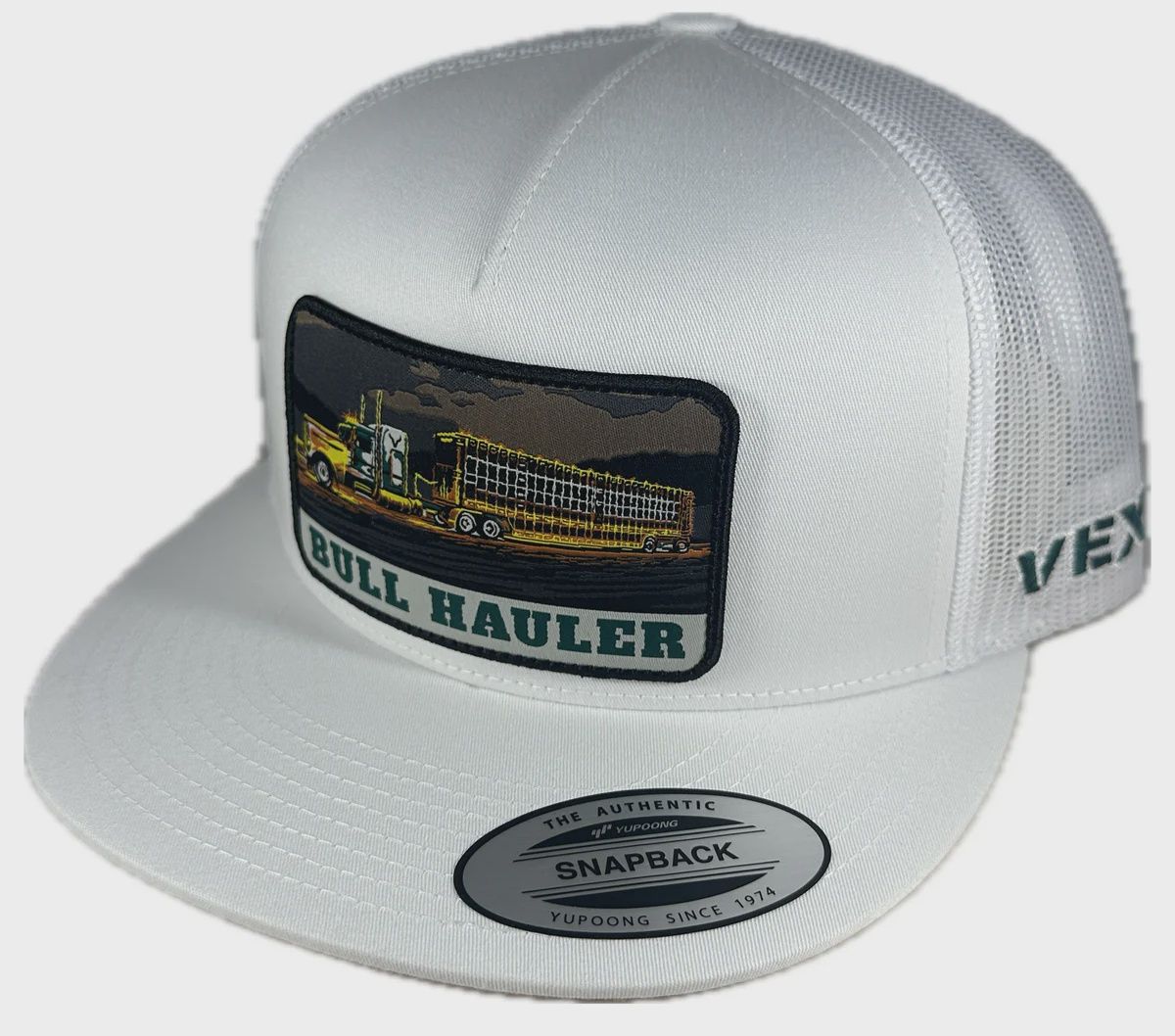 Bull Hauler Night Moves Hat - White